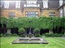 abbey garden and fountain